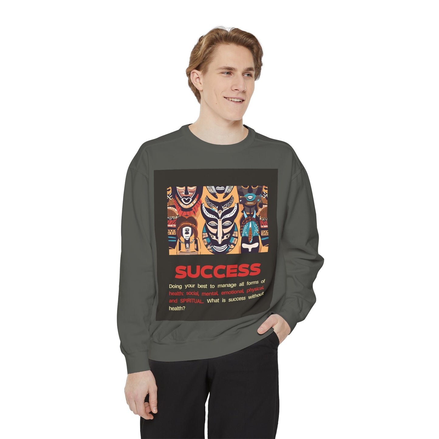 'SUCCESS' Motivational Design for Wellness Enthusiasts - SOE Sweatshirt