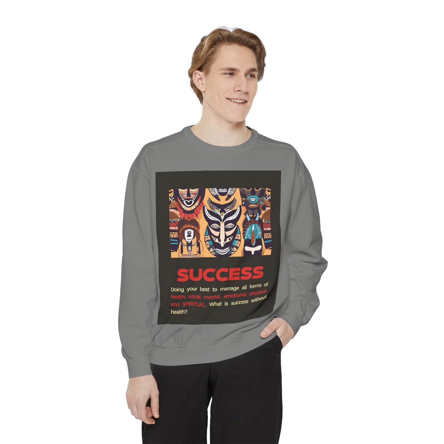 'SUCCESS' Motivational Design for Wellness Enthusiasts - SOE Sweatshirt