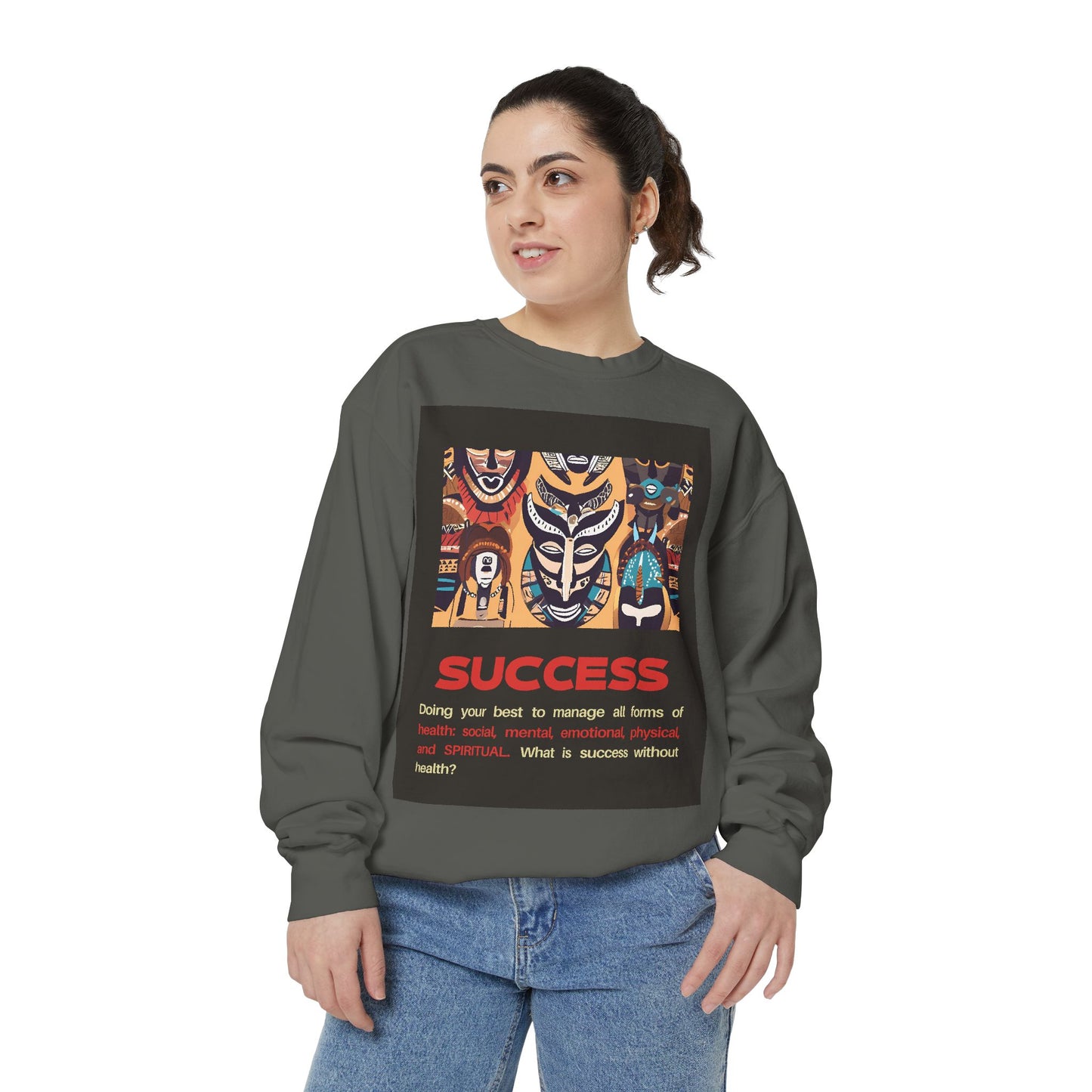 'SUCCESS' Motivational Design for Wellness Enthusiasts - SOE Sweatshirt