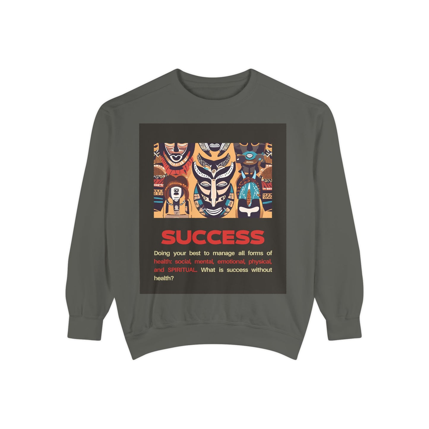 'SUCCESS' Motivational Design for Wellness Enthusiasts - SOE Sweatshirt