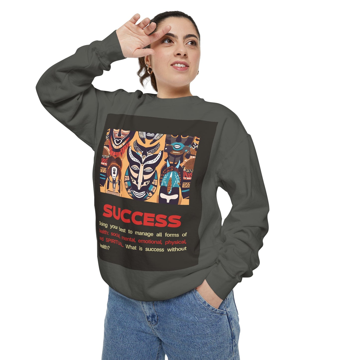 'SUCCESS' Motivational Design for Wellness Enthusiasts - SOE Sweatshirt